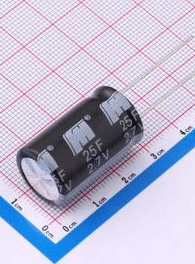 FH2R7L256M-H1625 超级电容器 25F ±20% 2.7V 插件,D16xL25mm