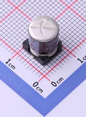RV-25V221MG10U-RR2 贴片型铝电解电容 220uF 25V SMD,D8xL10mm