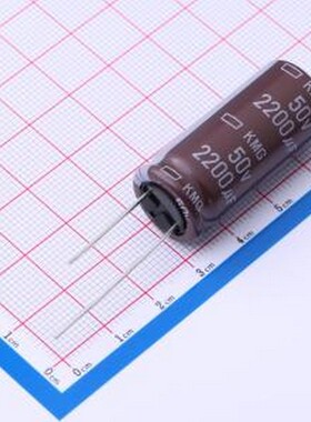 EKMG500ELL222MLP1S 直插铝电解电容 2200uF ±20% 50V 插件,D16x