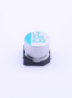 OVZ331M0JTR-0606 固态电容 330uF ±20% 6.3V SMD,D6.3xL5.9mm