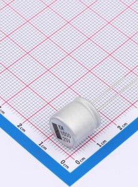 KM1E102M1213 直插铝电解电容 1000uF ±20% 25V 插件,D12xL13mm