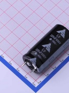 LFG221M22045FVA 牛角型电解电容 220uF ±20% 400V 插件,D22xL45