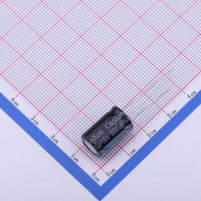KF102M016G160A 直插铝电解电容 1000uF ±20% 16V 插件,D10xL16m