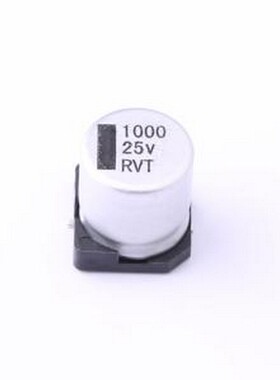 RVT1E102M1213 贴片型铝电解电容 1000uF ±20% 25V SMD,D12.5xL1