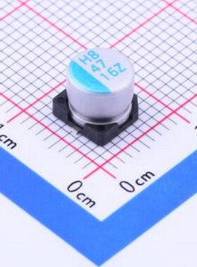 OVZ470M1CTR-0606 固态电容 47uF ±20% 16V SMD,D6.3xL5.9mm