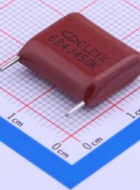 C222S684J60Y350 薄膜电容 680nF ±5% 450V 插件,P=15mm