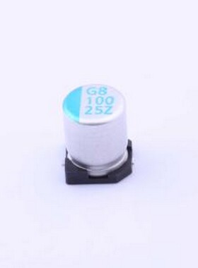OVZ101M1ETR-0608 固态电容 100uF ±20% 25V SMD,D6.3xL7.7mm