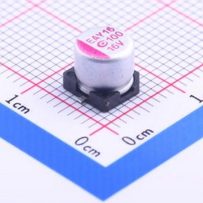 160AVEA101M0606 固态电容 100uF ±20% 16V SMD,D6.3xL5.8mm