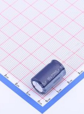 ERG1CM222W20OT 直插铝电解电容 2200uF ±20% 16V CLEAR 紫色 插