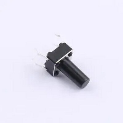 TSA06131-110B532CA 6*6*11直插轻触开关280gf 插件-4P,6.1x6.1mm
