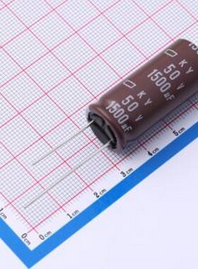EKY-500ELL152MLP1S 直插铝电解电容 1500uF ±20% 50V 插件,D16x