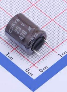 EKYA250EC3471MJC5S 直插铝电解电容 470uF ±20% 25V 插件,D10xL