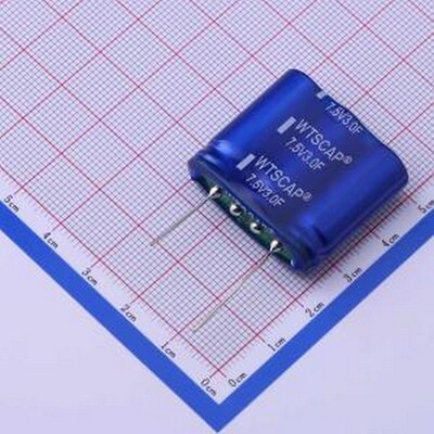 WTGR7V53F00Z-103026L 超级电容器 3F20%~+80% 7.5V 插件,P=15.