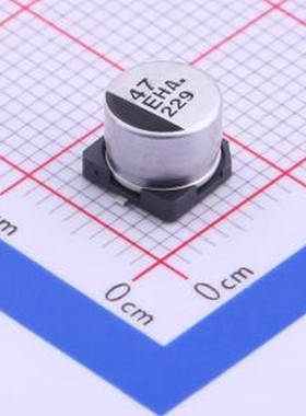 EEEHAE470WAP 贴片型铝电解电容 47uF ±20% 25V SMD,D6.3xL5.4mm