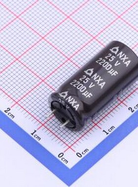 NXA25V2200M12.5*25 3.5CC 直插铝电解电容 2200uF ±20% 25V 插