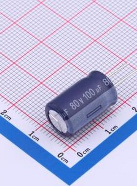 ERJ1BM101G16CA0T 直插铝电解电容 100uF ±20% 80V CLEAR 紫色PE