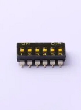 DMR-06-T-V 6位贴片拨码 SMD,P=2.54mm 拨码开关