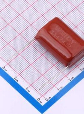 W313A474JS9L00A0KC 聚丙烯膜电容(CBB) 470nF ±5% 1kV 插件,P=2