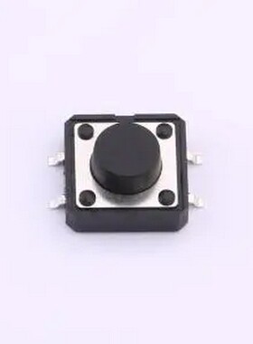 TS126TP 250gf 009 12*12*6mm 立贴 轻触开关 SMD-4P,12x12mm 轻