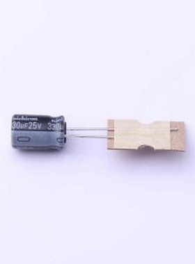 UVK1E331MPD1TD 直插铝电解电容 330uF ±20% 25V 插件,D8xL11.5m