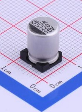 VUA221M1CTR-0810 贴片型铝电解电容 220uF ±20% 16V SMD,D8xL10