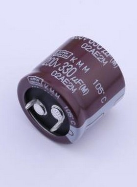 EKMM201VSN331MQ25S 牛角型电解电容 EKMM201VSN331MQ25S 插件,D2