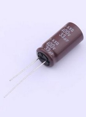 EKXG401ELL330MK251 直插铝电解电容 33uF 400V 插件,D12.5xL25mm