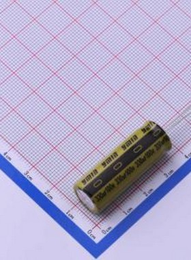 LKML3502A331MF 直插铝电解电容 330uF ±20% 100V 插件,D12.5xL3