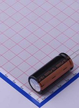 RXW103M1CBK-1840 直插铝电解电容 10000uF ±20% 16V 插件,D18xL