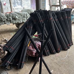 开业三脚架花架花篮鲜花支架实木三角黑色架子三角架花店批发插花