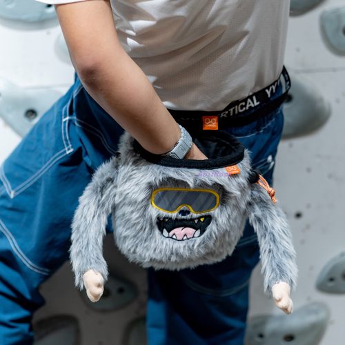 高颜值新款专业装备户外经典可爱动物成人儿童攀岩镁粉袋