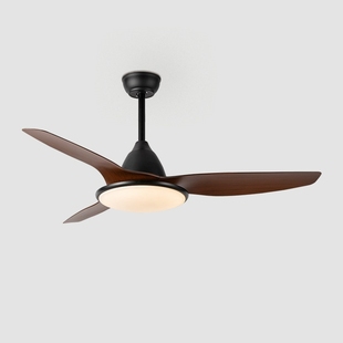 丰韵高端中古直叶风扇灯美式复古一体式吊扇灯大风力静音客厅餐厅