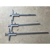 300mm双沟深度尺 200 上海申工双钩深度游标卡尺0 150