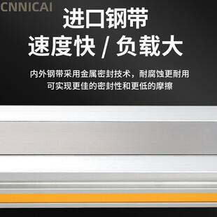 2000 高速带导轨无杆气缸OSP16 3000 1000 机械式