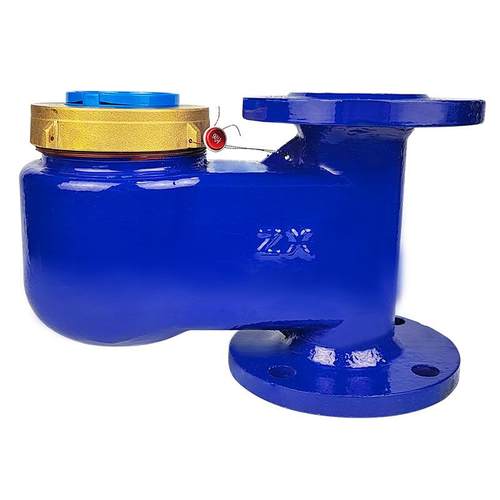 法兰立式冷水表大口径旋翼式下进上出黄铜表罩水表DN40-DN100