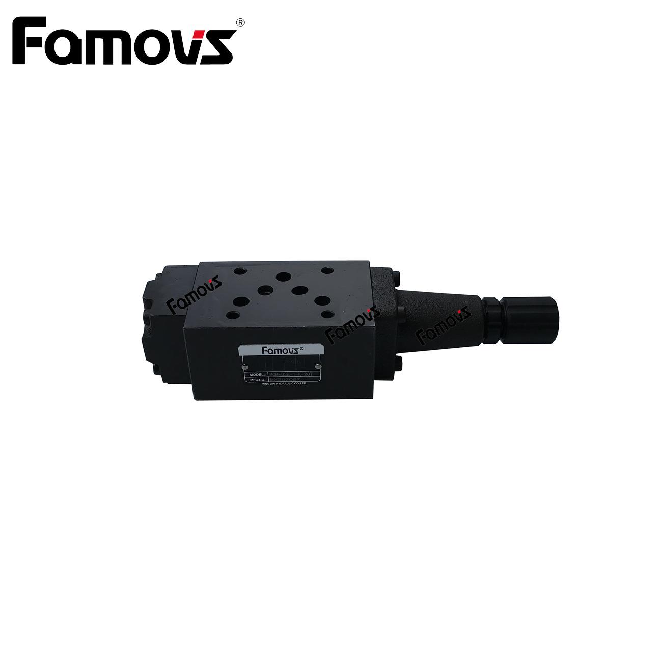 MRV-03-W3供应明欣Famovs叠加阀 叠加式双调溢流阀 AB端调压