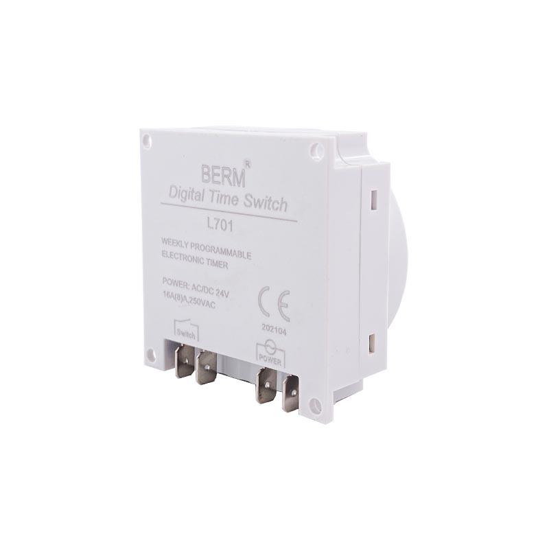 BERM/贝尔美 L701微电脑小型时控开关 路灯广告牌电源定时器 220V