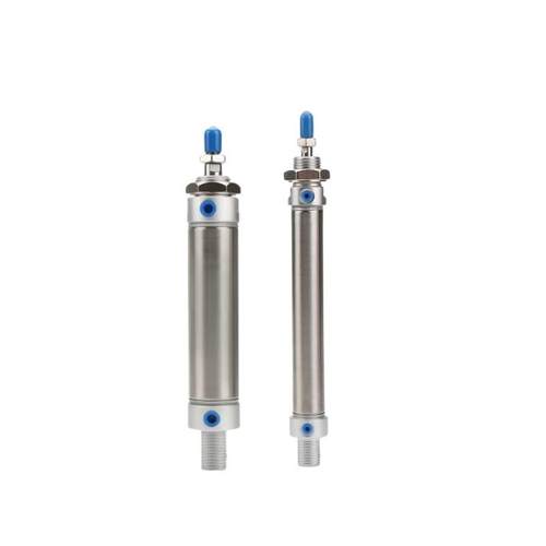 不锈钢迷你型气缸MA16X20X25X50X75X100X125X150 MAJ可调型气缸