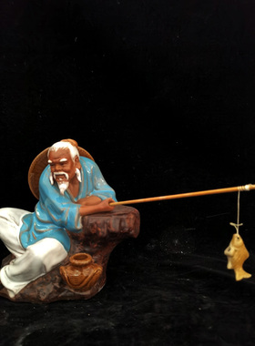 石湾陶瓷摆件饰品玄关客厅酒柜