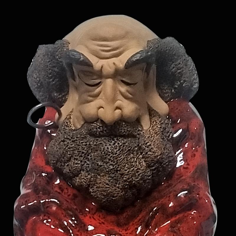 陶瓷工艺礼中式摆件达摩招财礼品