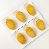 法式 玛德琳柠檬味香橙味榛子可可味黄油蛋糕顺丰快递12个300克 盒