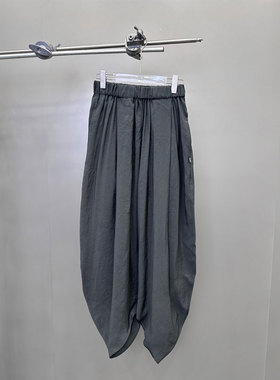 BBLY欧洲站小众南油高端宽松洋气个性哈伦裤子不规则阔腿灯笼裤女