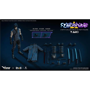VTOYS 1/12 赛博朋克 武士 泷 可动人偶 VSD010 即将到货