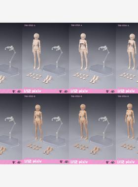 86TOYS & 龙山金属 1/12 半包胶女素体 T86-ST 再次 现货