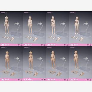 86TOYS & 龙山金属 1/12 半包胶女素体 T86-ST 再次 现货