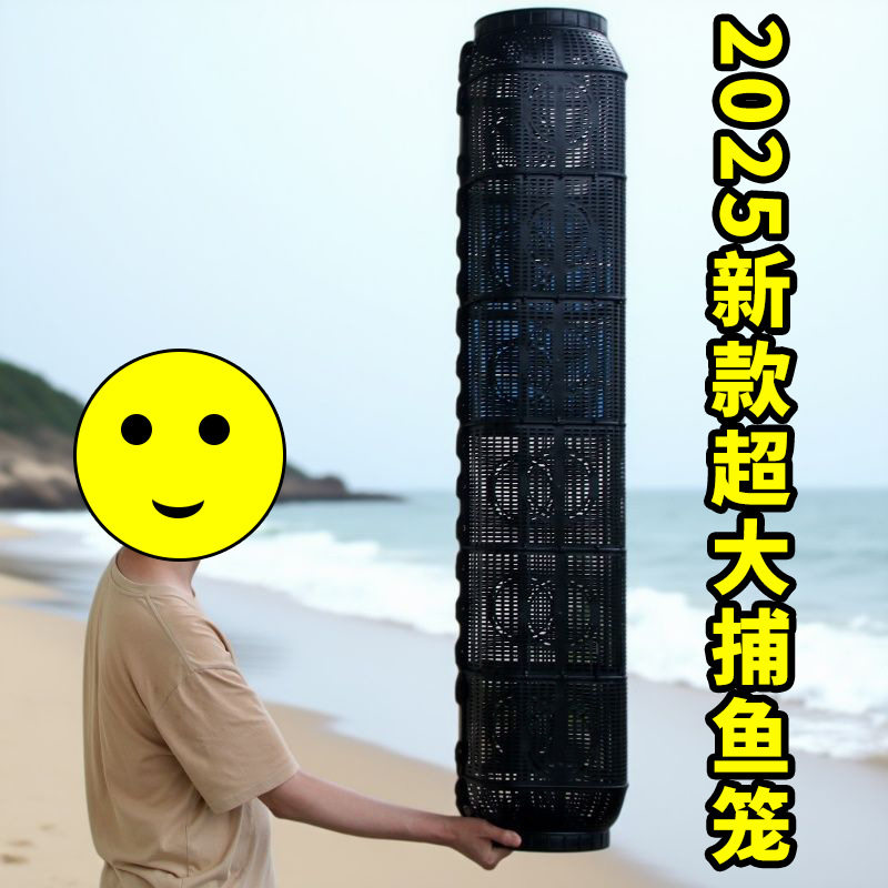2025新型鱼笼超大号大进口捕鱼笼双口倒须诱鱼网笼鳝鱼虾笼泥鳅笼