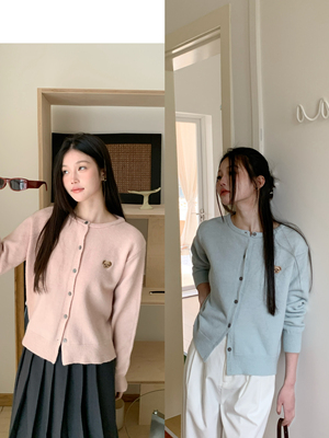 MOTOO自制春款开衫两色显白温柔毛衣女