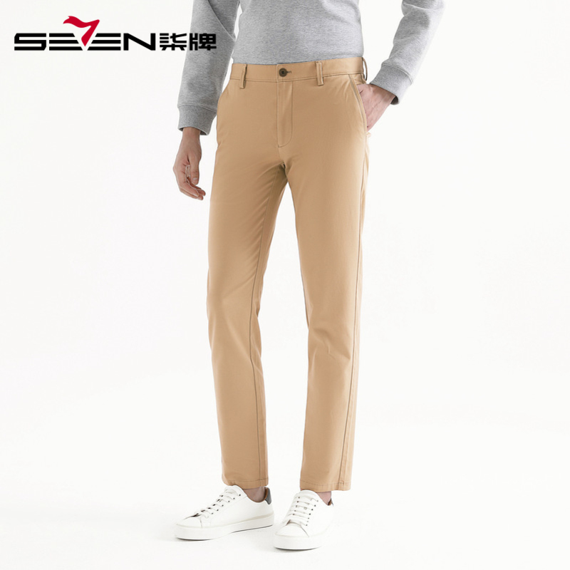 柒牌秋冬新款商务休闲抗皱长裤