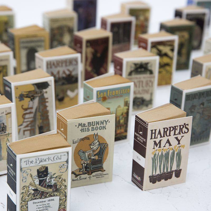 10本创意复古迷你创意火柴盒可撕便签本小本子随身便携可爱便签纸,文具电教/文化用品/商务用品,手帐/日程本/计划本,淘宝优惠券,粉丝福利购,淘宝优惠卷