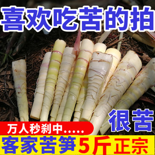 苦笋新鲜清水笋甘笋春笋竹笋客家特产非雷笋野菜时令蔬菜5斤包邮